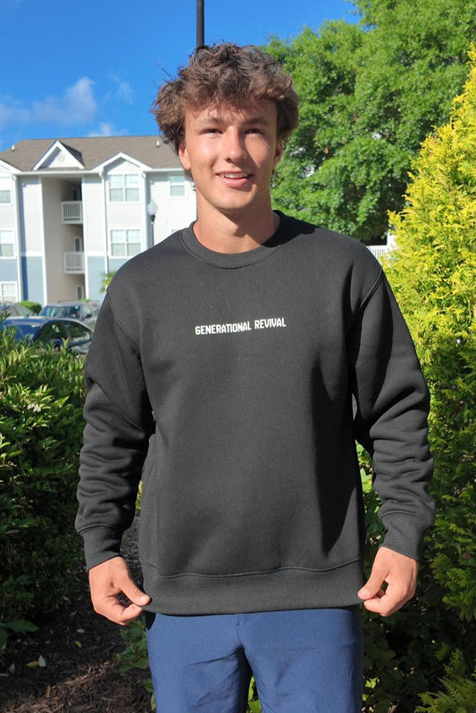 Black Generational Revival Crewneck